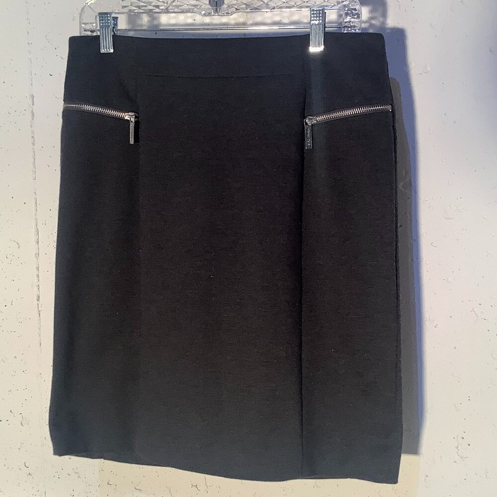 Skirt Midi Length Michael Kors Sz 12 Charcoal